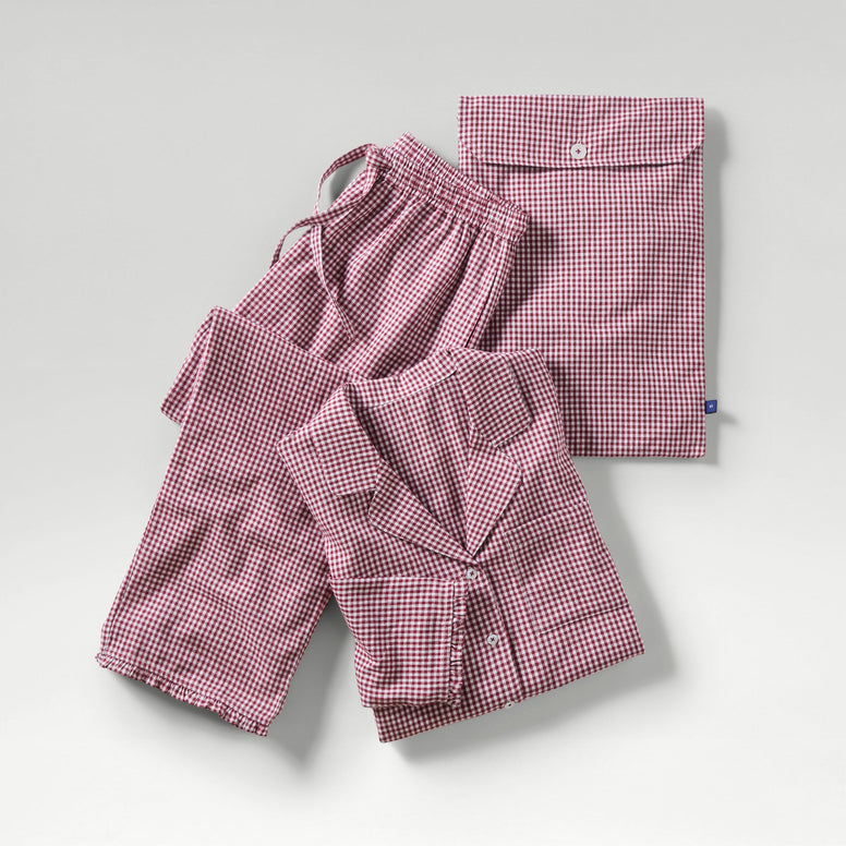 Gingham Ruffle Pyjamas