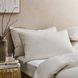 Seersucker Stripe Pillowcase Pair