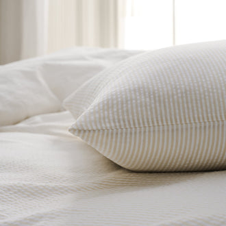 Seersucker Stripe Pillowcase Pair